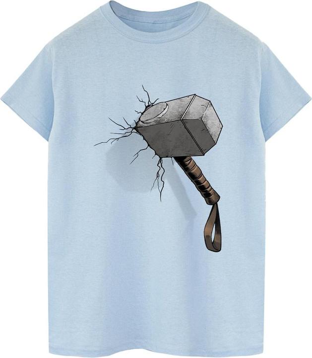 Produktbild Marvel Thor Hammer Crack TShirt (L)