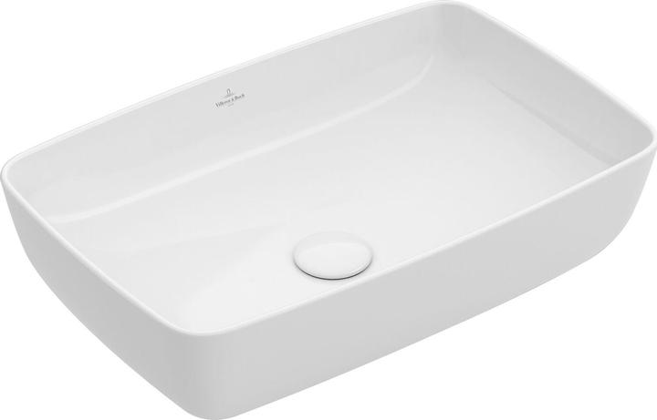 Villeroy & Boch Countertop washbasin Artis 58 cm square white with coating 417258R1 (380 mm, 580 mm)