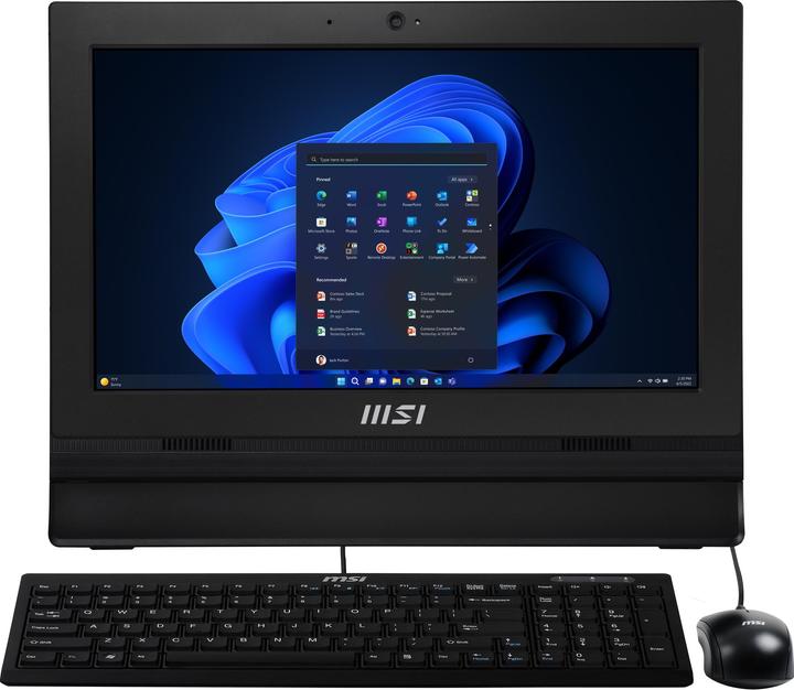 Immagine prodotto MSI AIO 15,6N100 4GB 128SD W11P TCH BK N100 TOUCH KBL MINI*MOUSE WEBCAM (4 GB, 128 GB, Grafica Intel UHD)