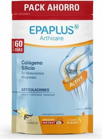 Produktbild Epaplus Kollagen Silizium Hyaluronsäure und Magnesium Vanillegeschmack 668g (Reinigungstücher)