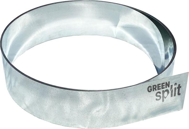 Actual product image Green Split Lawn edging strip metal aluminium/zinc 15 cm (1000 cm)