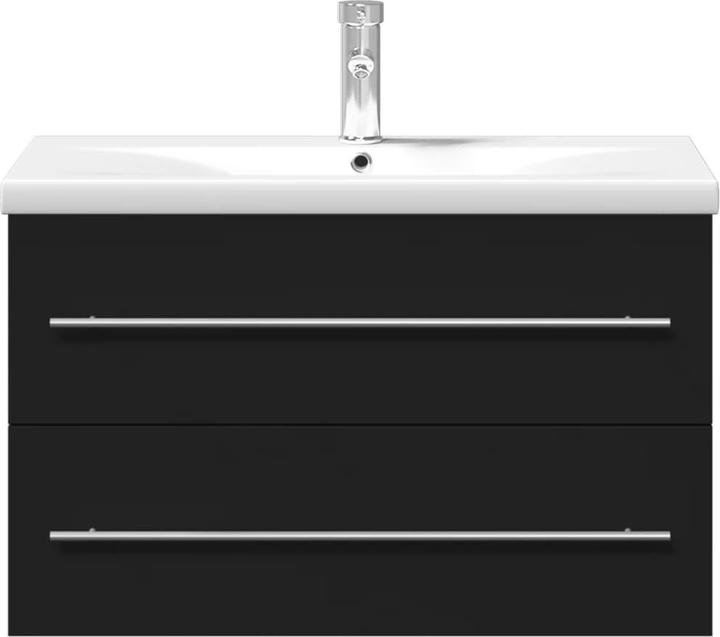 Image du produit VidaXL Meuble sous-vasque avec vasque encastrée