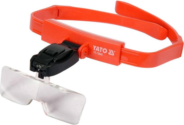 Image du produit Yato Loupe serre-tête professionnelle avec éclairage | grossissement 1x/1,5/2x/2,5x/3,5x