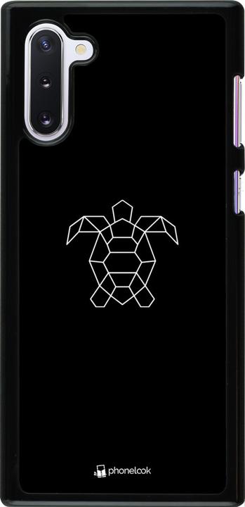 Actual product image PhoneLook Cover Turtles lines on black (Samsung Galaxy Note 10)