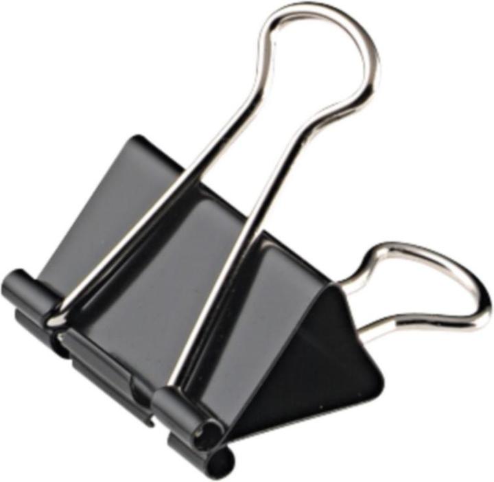 Produktbild Wonday Foldback-Klammer, (B)41 mm, Klemmweite 15 mm, schwarz (12 x)