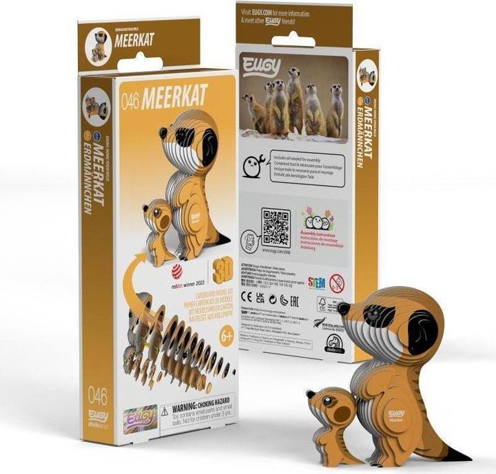Produktbild Eugy Erdmännchen - 3D Karton Figuren Modellbausatz