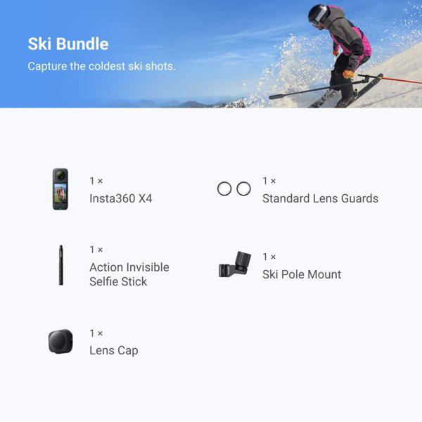 Produktbild Insta360 X4 Ski Bundle (30p, Bluetooth, WLAN)