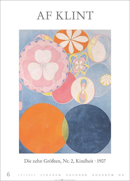 Produktbild Poster Art Kalender 2026 - Monet, Van Gogh, Matisse, Kandinsky (49 x 68 cm, Deutsch)