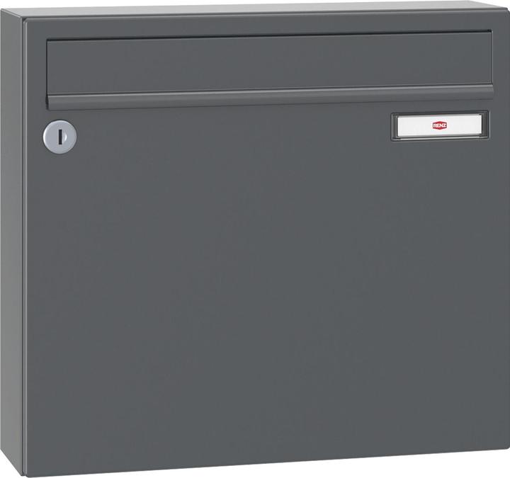 Produktbild Renz Aufhängebriefkasten SERIE 17 - 370 x 330 x 100, anthrazitgrau RAL 7016