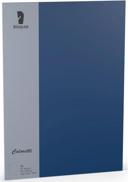 Actual product image Rössler Coloretti Sheet A4 160g Jeans Pack of 10 (165 g/m², 10 x)