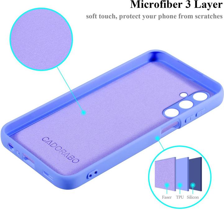 Immagine prodotto Cadorabo Custodia per Samsung Galaxy A05s in TPU con design a protezione dai liquidi (Samsung Galaxy A05s)