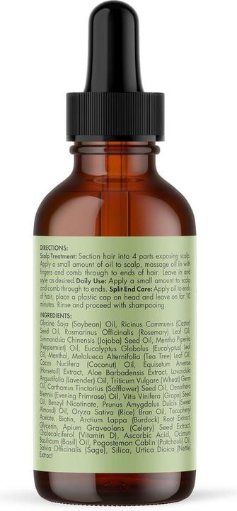 Produktbild Mielle Rosmarin-Minzöl für Kopfhaut und Haar (59 ml)