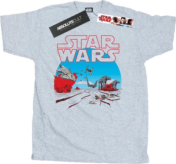 Image du produit Star Wars - T-shirt THE LAST JEDI ACTION SCENE - Homme (M)