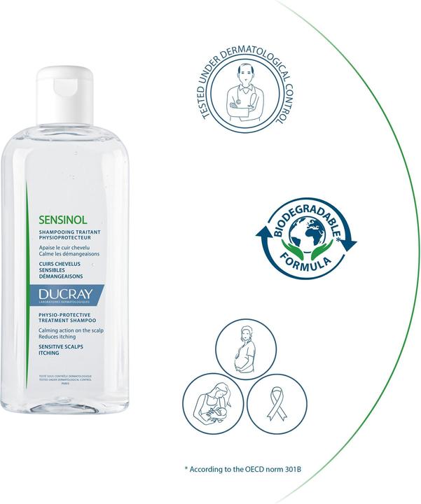 Actual product image Ducray Sensinol (200 ml, Liquid shampoo)