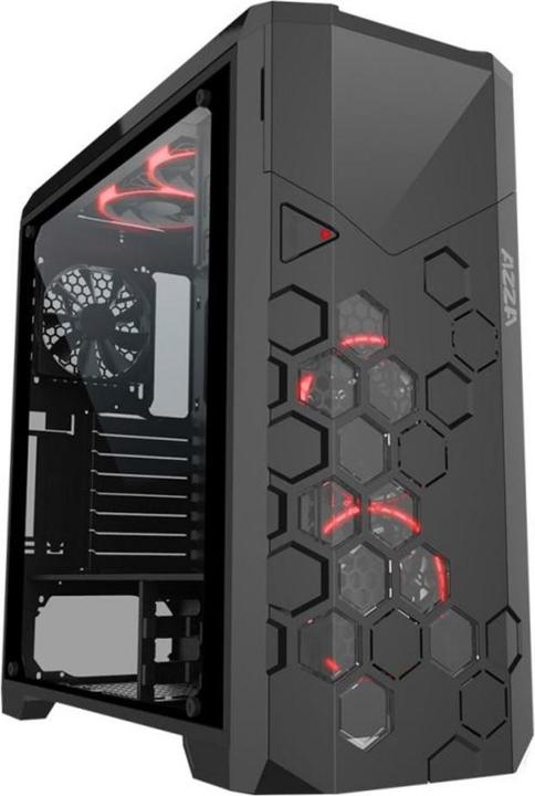 Image du produit Azza Va Fulltower ATX Storm 6000B ARGB(Win-Glass,4xRGB)2xUSB (ATX, E-ATX, mATX)