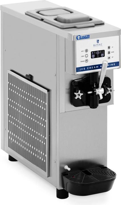 Produktbild Royal Catering Softeismaschine 13 l/h 800 W LED Edelstahl Frozen Joghurt Maschine Gastro