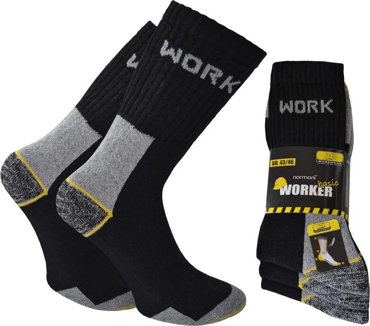 Produktbild Normani 6 Paar Arbeitssocken Standard Work Standard (6er Pack, 39 - 42)