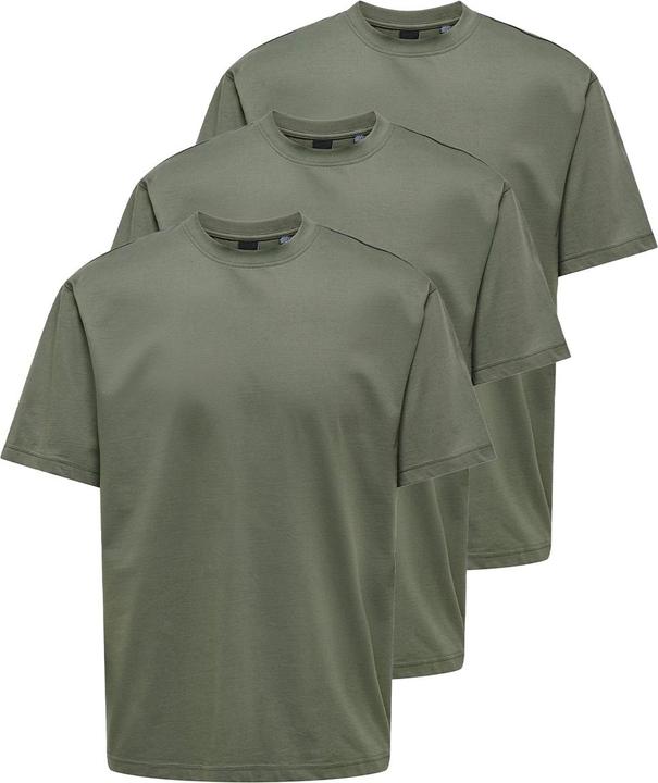 Produktbild Only & Sons 3er Pack Onsfred T-Shirt (XXL)