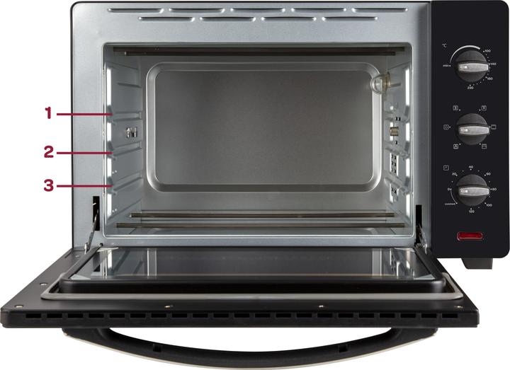 Actual product image Inventum OV457B - Vrijstaande heteluchtoven - Zwart - 45 litre
