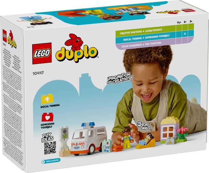 Actual product image LEGO Rettungswagen mit Fahrer (10447)