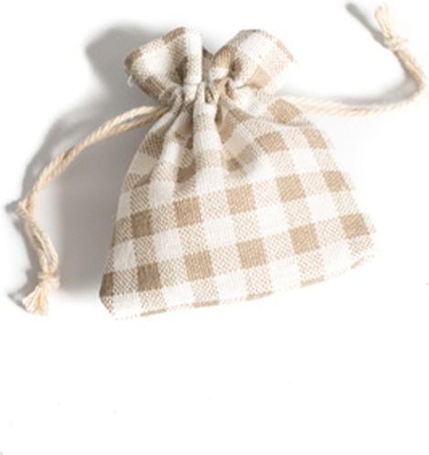 Immagine prodotto Arty Fêtes Borsa in lino Modello Vichy color naturale