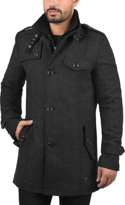Immagine prodotto Indicode Brandan Cappotto Classico Di Lana Giacca Lunga Parka Invernale Da UomoCon Collo Alto (3XL)