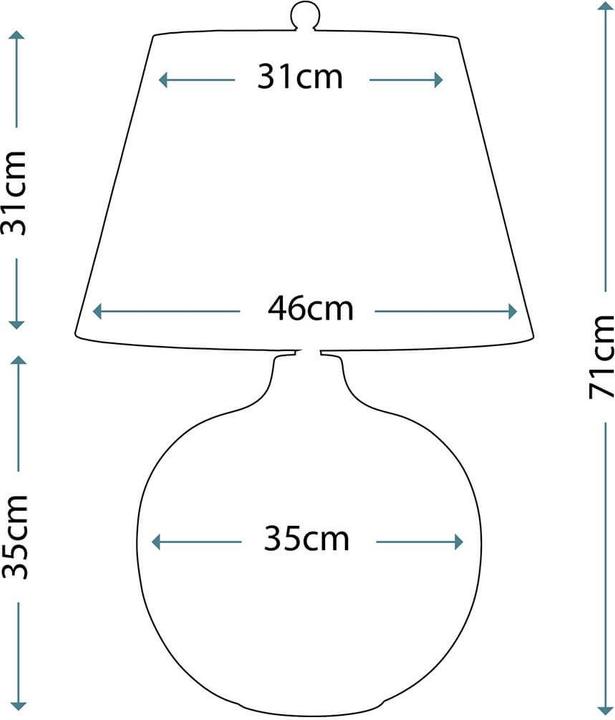 Immagine prodotto Elstead Lighting Lampada da tavolo ottomana E27 bronzo marrone, Made in UK (E27)