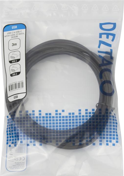 Immagine prodotto Deltaco USBC-ACTIVE32 (3 m, USB 3.2 Gen 2)
