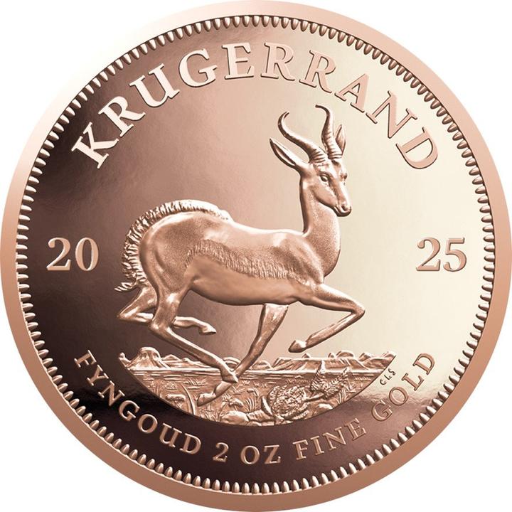 South African Mint Gold Krügerrand 2 oz PP - 2025 (916.66, 2025)