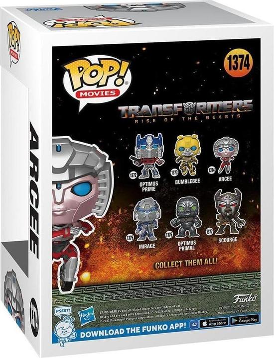 Produktbild Funko Transformers: Rise of the Beasts POP! Movies Vinyl figurine Arcee 9 cm