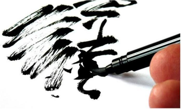 Actual product image Pentel Brush Pen Pocket Brush Pen black (Black, 1 x)