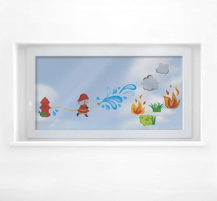 Immagine prodotto Trenddeko Pompiere coraggioso (50 x 22 cm)
