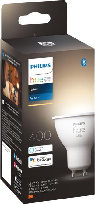 Actual product image Philips Hue White BT (GU10, 5.50 W, 400 lm, 1 x, F)