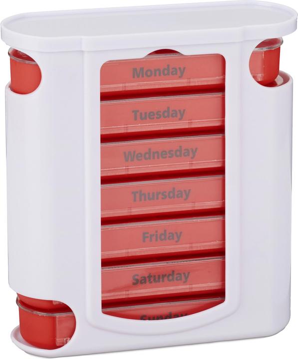 Image du produit Relaxdays Pilulier 7 jours 4 compartiments
