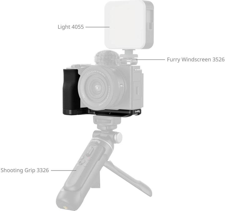 Produktbild SmallRig L-Shape Mount Plate with Silicone Handle for Sony ZV-E10 II 4778