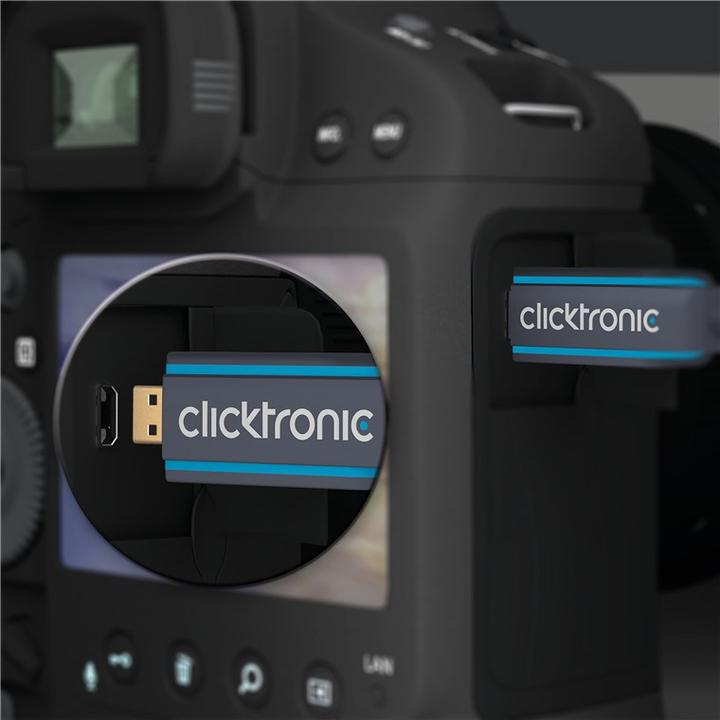 Actual product image clicktronic micro HDMI (Typ D) — HDMI (Typ A) (2 m, HDMI)