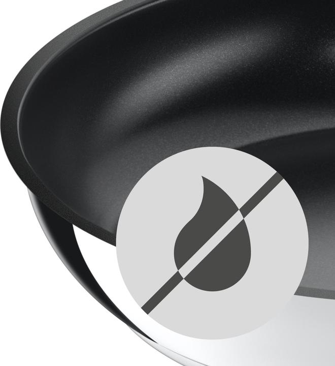 Productafbeelding WMF Roestvrijstalen koekenpan met antiaanbaklaag 28 cm Inductie Durado coating (28 cm, Koekenpan, Roestvrij staal)