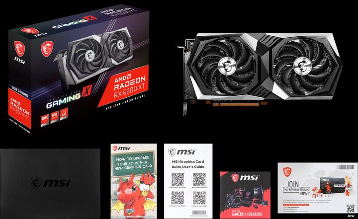 Image du produit MSI Radeon RX 6600 XT GAMING X (8 Go)