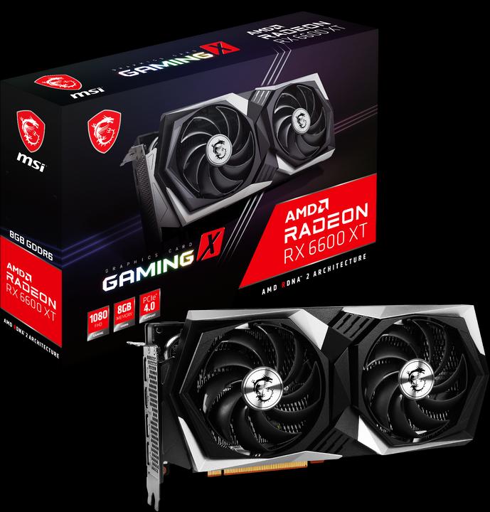 Image du produit MSI Radeon RX 6600 XT GAMING X (8 Go)