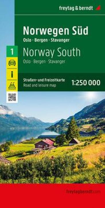 Norwegen Süd, Strassen- und Freizeitkarte 1:250.000, freytag & berndt (freytag & berndt, Ungarisch, Slowakisch, Englisch, Norwegisch, Niederländisch, Italienisch, Spanisch, Tschechisch)