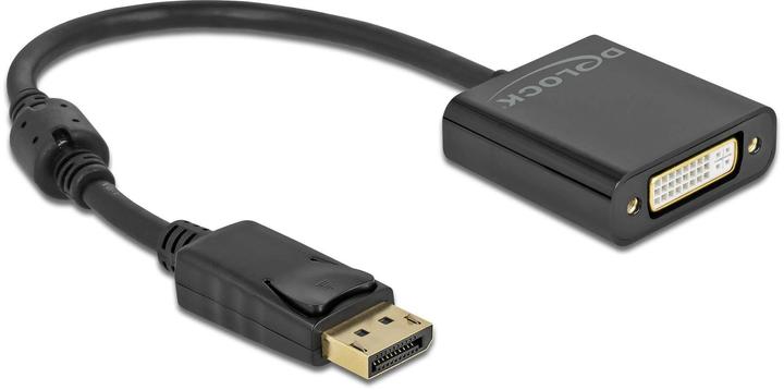 Delock Adapter DisplayPort 1.2 male to DVI female 4K Active black (DVI, 20 cm)