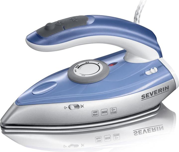 Severin Reisedampfbügeleisen BA 3234 Silber (1000 W, 40 g/min)