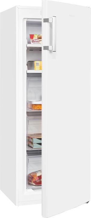 Exquisit GS231-NF-H-040D weiss, Gefrierschrank (Standgerät) (Freistehend, 161 l)