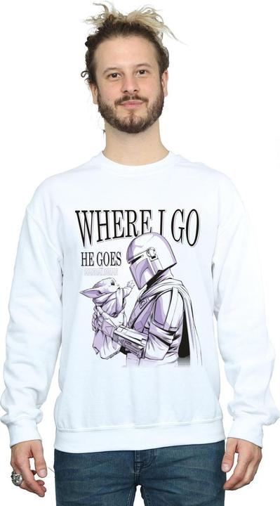 Produktbild Star Wars The Mandalorian Where I Go Sweatshirt (XL)