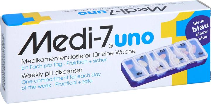 Medi-7 kamentendosierer uno Tage blau