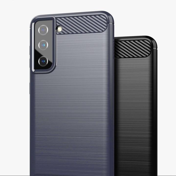 Image du produit Hurtel Carbon Case couverture flexible pour Samsung Galaxy S21 FE noir (Samsung Galaxy S21 FE)