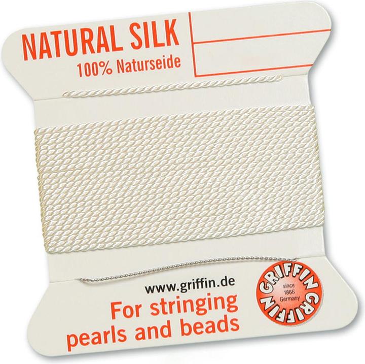 Produktbild Leyda Naturseide 2 Meter mit Nadel