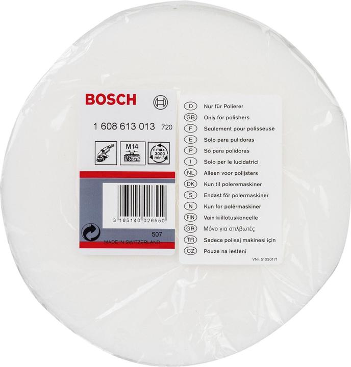 Produktbild Bosch Professional Zubehör Polierschwamm mit Gewinde M 14 für Polierer, 160 mm