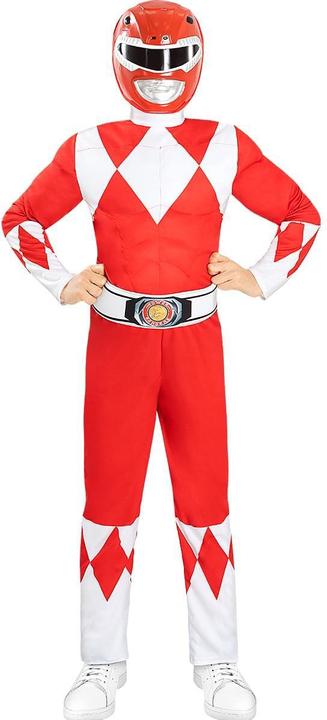 Produktbild Metamorph Power Rangers – rotes Kostüm für Kinder (110, 116)