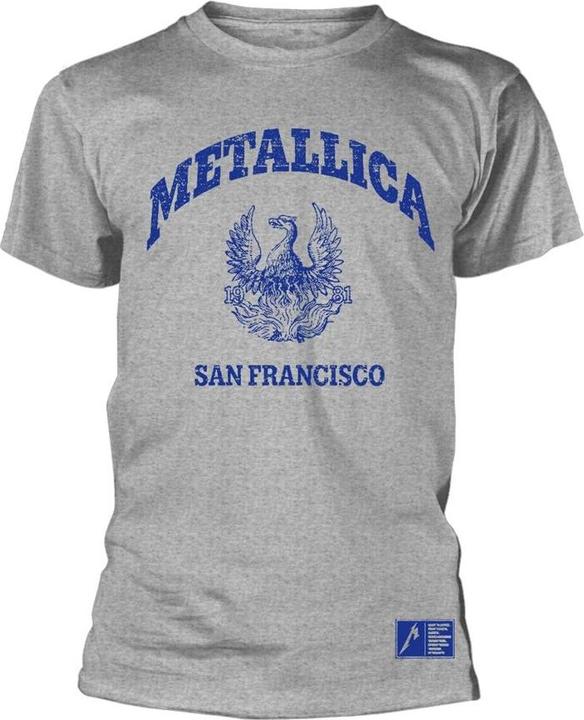 Image du produit Metallica T-shirt avec écusson universitaire adulte (S)